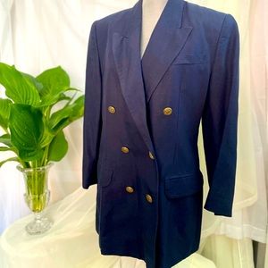 TRIBAL Women’s Blazer. Linen. Navy Blue